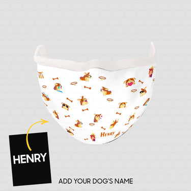 Personalized Dog Gift Idea - Cute Dogs 17 For Dog Lovers - Cloth Mask